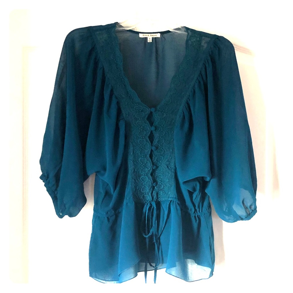 Teal blouse (S)